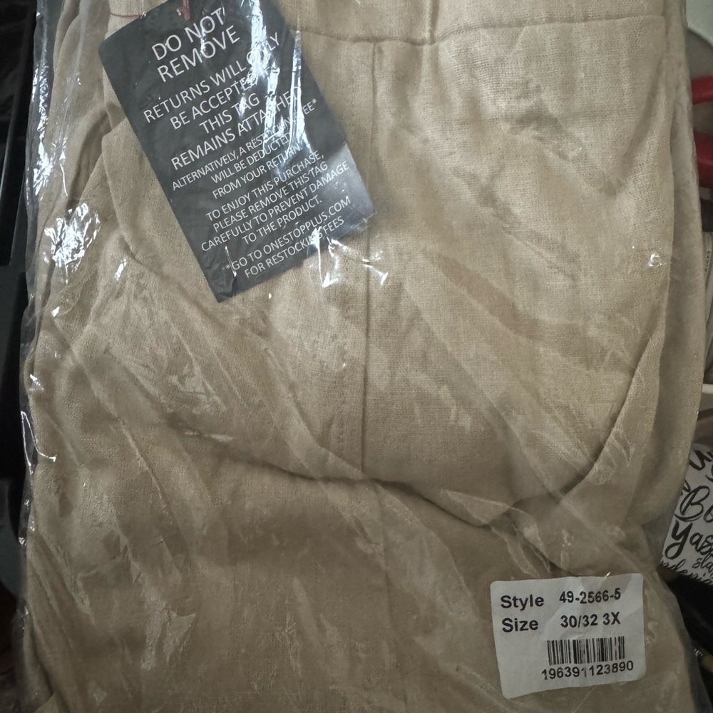 Beige Pants Size 30/32 3X